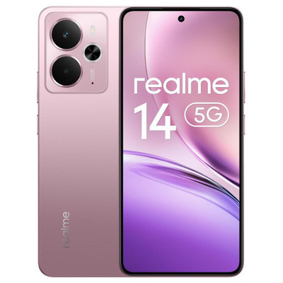 realme 14 16,9 cm (6.67") SIM doble Android 15 5G 12 GB 256 GB 5860 mAh Rosa (Espera 4 dias)
