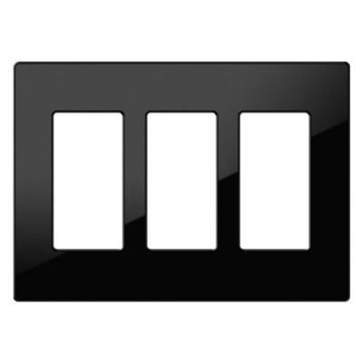 CRESTRON DECORATOR STYLE FACEPLATE, 3-GANG, BLACK SMOOTH (FP-G3-B-S) 6506273 (Espera 4 dias)-SX8 CRESTRON DECORATOR STYLE FACEPLATE, 3-GANG, BLACK SMOOTH (FP-G3-B-S) 6506273 (Espera 4 dias)