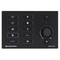 CRESTRON 3-SERIES  MEDIA PRESENTATION CONTROLLER 302, BLACK (MPC3-302-B) 6508572 (Espera 4 dias)