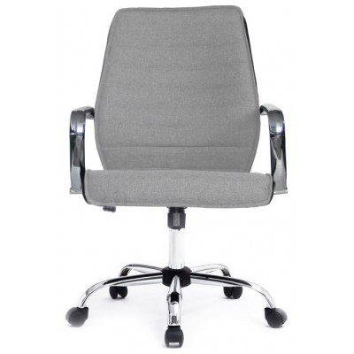 EQUIP SILLA DE OFICINA RESPALDO ALTO COLOR GRIS DISEÑO ERGONOMICO