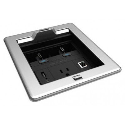 CRESTRON FLIPTOP™ FT2 SERIES CABLE MANAGEMENT SYSTEM, 500 SIZE, ELECTRICAL, PASS-THROUGH LID, ALLOY (FT2-500-ELEC-PTL-AL) 6511661 (Espera 4 dias)