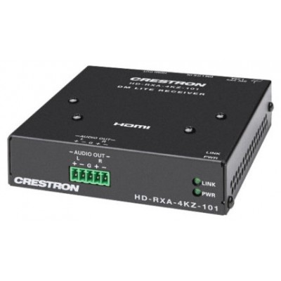 CRESTRON DM LITE 4K60 4:4:4 RECEIVER FOR HDMI AND ANALOG AUDIO SIGNAL EXTENSION OVER CATX CABLE (HD-RXA-4KZ-101) 6511921 (Espera 4 dias)