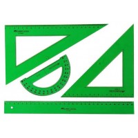 JUEGO REGLAS ESCOLAR 4 PIEZAS FABER CASTELL 66021 (Espera 4 dias)