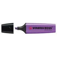 MARCADOR FLUORESCENTE BOSS ORIGINAL TRAZO 2/5MM. VIOLETA STABILO 70/55 (MIN10) (Espera 4 dias)