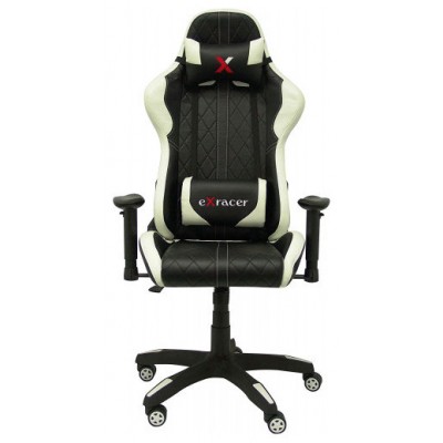 SILLA GAMING PARAISO SIMIL PIEL NEGRO Y BLANCO PIQUERAS Y CRESPO 7216DBSPNE (Espera 4 dias)