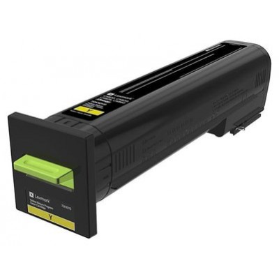 Lexmark CS820, CX82x, CX860 Cartucho de toner amarillo Retornable