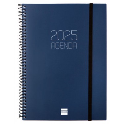 AGENDA 2025 BASIC OPAQUE E10 155X212MM SEMANA VISTA HORIZONTAL AZUL FINOCAM 742761025 (Espera 4 dias)