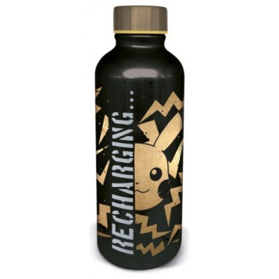 BOTELLA METÁLICA PIKACHU CARGANDO (NEGRO) 755 ML STOR REDSTRING 75759 (Espera 4 dias)