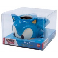 TAZA 3D EN CAJA REGALO CABEZA SONIC 400 ML STOR REDSTRING 78896 (Espera 4 dias)