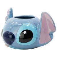 TAZA 3D EN CAJA REGALO CABEZA STITCH 375 ML STOR REDSTRING 78907 (Espera 4 dias)