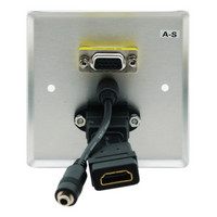 (CONSULTAR STOCK) KRAMER ROOM CONNECTIVITY CONNECT - ROOM CONNECTIVITY PASSIVE WALL PLATE 15−PIN HD, 3.5MM AUDIO, USB & HDMI-MODEL (WXA-HU/US(W)) (80-000231) (Espera 4 dias)-170SX (CONSULTAR STOCK) KRAMER ROOM CONNECTIVITY CONNECT - ROOM CONNECTIVITY PASSIVE WALL PLATE 15−PIN HD, 3.5MM AUDIO, USB & HDMI-MODEL (WXA-HU/US(W)) (80-000231) (Espera 4 dias)