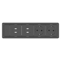 KRAMER CONNECT - ROOM CONNECTIVITY BASELINE, BLACK IN-TABLE (Espera 4 dias)-106SX KRAMER CONNECT - ROOM CONNECTIVITY BASELINE, BLACK IN-TABLE (Espera 4 dias)