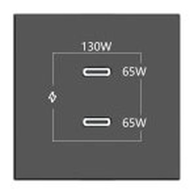 KRAMER CONNECT - ROOM CONNECTIVITY BLACK 2 PORTS USBC 130W ( (Espera 4 dias)-SX112 KRAMER CONNECT - ROOM CONNECTIVITY BLACK 2 PORTS USBC 130W ( (Espera 4 dias)