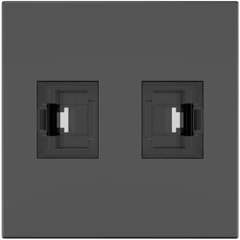 KRAMER ROOM CONNECTIVITY PASSIVE BLACK MODULE WITH 2 RJ45 PORTS INPUT. 2 FEMALE OUTPUT CAT6A- MD-2RJ45(B) (80-000373) (Espera 4 dias)-17SX KRAMER ROOM CONNECTIVITY PASSIVE BLACK MODULE WITH 2 RJ45 PORTS INPUT. 2 FEMALE OUTPUT CAT6A- MD-2RJ45(B) (80-000373) (Espera 4 dias)