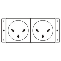 Kramer Electronics TS-2IL toma de corriente (Espera 4 dias)-11SX Kramer Electronics TS-2IL toma de corriente (Espera 4 dias)