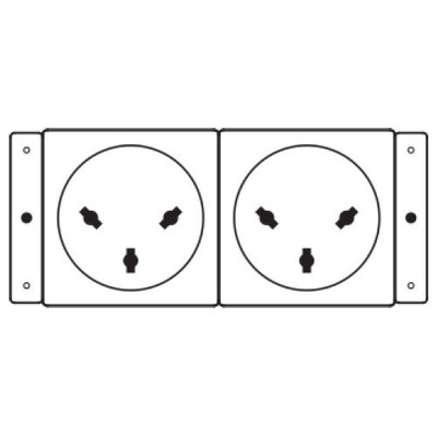 Kramer Electronics TS-2IL toma de corriente (Espera 4 dias)