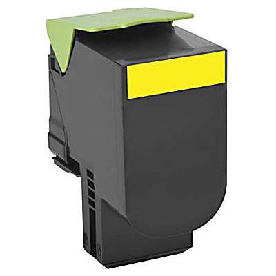 Lexmark 800H4 Cartucho de toner amarillo Alto Rendimiento (3k)