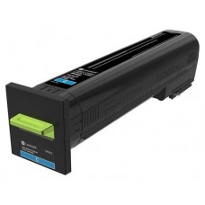 Lexmark CX82x, CX860 Cartucho de toner cian alto rendimiento Retornable