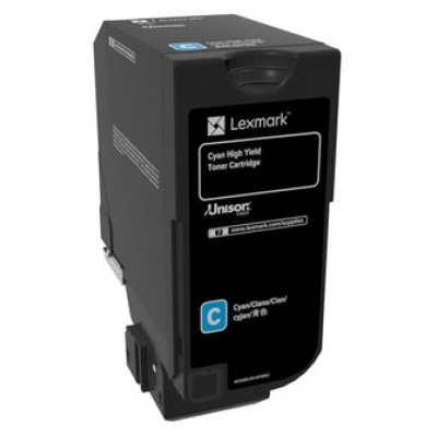 Lexmark CX725 Cartucho de toner cian de alto rendimiento