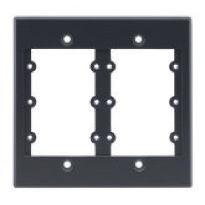 Kramer Electronics FRAME-2G placa de pared y cubierta de interruptor Negro (Espera 4 dias)