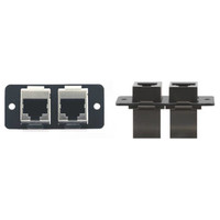KRAMER / PLACA DE PARED - INSERCI&Oacute;N DOBLE ETHERNET / BLANCO / 85-1002099 (Espera 4 dias)