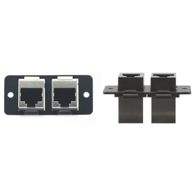 KRAMER / PLACA DE PARED - INSERCI&Oacute;N DOBLE ETHERNET / BLANCO / 85-1002099 (Espera 4 dias)