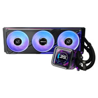 SISTEMA DE REFRIGERACION ASROCK PARA CPU PHANTOM GAMING 360 LCD,1851/1700/AM5/AM4,3X120MM,ARGB,IPS LCD,NEGRO (Espera 4 dias)