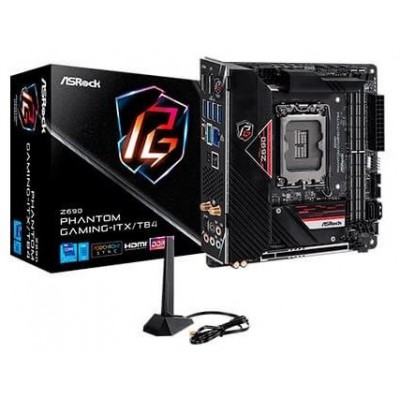 Asrock Z690 Phantom Gaming-ITX/TB4 Intel Z690 LGA 1700 mini ITX (Espera 4 dias)