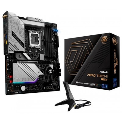 PLACA ASROCK Z890 TAICHI LITE,INTEL,1851,Z890,4DDR5,256GB,2HDMI+THUNDERBOLT,4SATA3+4M.2,1X5 +1X2.5 GIGABITLAN,WIFI7+BT5.4,13USB3.2,ATX (Espera 4 dias)