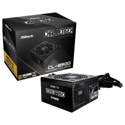 Asrock Challenger CL-850G unidad de fuente de alimentación 850 W 20+4 pin ATX ATX Negro (Espera 4 dias)-SX12 Asrock Challenger CL-850G unidad de fuente de alimentación 850 W 20+4 pin ATX ATX Negro (Espera 4 dias)