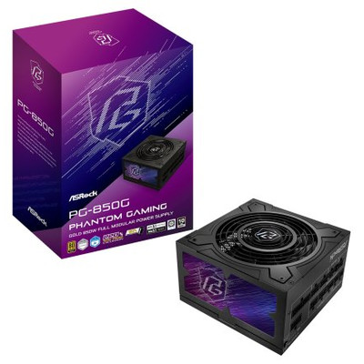 Asrock Phantom Gaming PG-850G unidad de fuente de alimentación 850 W 20+4 pin ATX ATX Negro (Espera 4 dias)-SX23 Asrock Phantom Gaming PG-850G unidad de fuente de alimentación 850 W 20+4 pin ATX ATX Negro (Espera 4 dias)