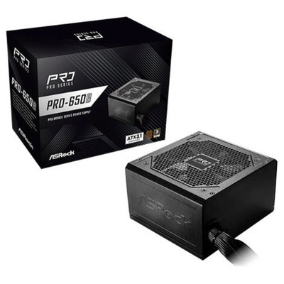 FUENTE ALIMENTACION ASROCK PRO-650B,PSU,850W,BRONZE (Espera 4 dias)