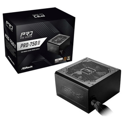FUENTE ALIMENTACION ASROCK PRO-750B,PSU,850W,BRONZE (Espera 4 dias)