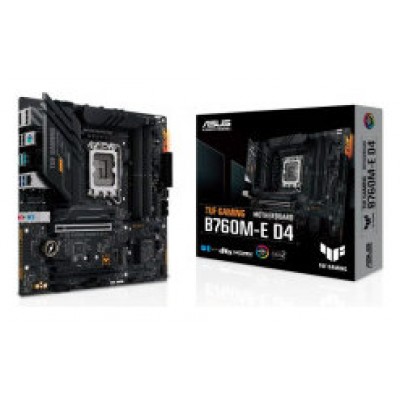 PLACA ASUS TUF GAMING B760M-E D4,INTEL,1700,B760,4DDR4,128GB,HDMI+DP,4SATA+2M.2,5USB 3.2+1USB-C,2.5GB,MATX (Espera 4 dias)