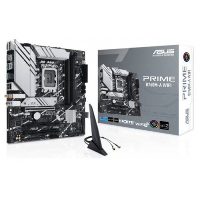 PLACA ASUS PRIME B760M-A WIFI INTEL 1700 4DD5 2HDMI+DP (Espera 4 dias)