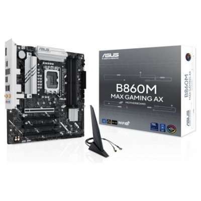 ASUS B860M MAX GAMING AX Intel B860 LGA 1851 (Socket V1) micro ATX (Espera 4 dias)