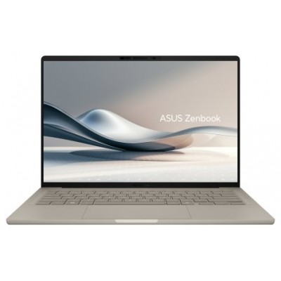 ASUS Zenbook A14 OLED UX3407QA-QD283W Copilot+ PC - Ordenador Port&aacute;til 14" WUXGA (Qualcomm Snapdragon X (X1-26-100), 32GB RAM, 1TB SSD, Adreno GPU, Windows 11 Home) Beige Zabriskie - Teclado QWERTY espa&ntilde;ol (Espera 4 dias)
