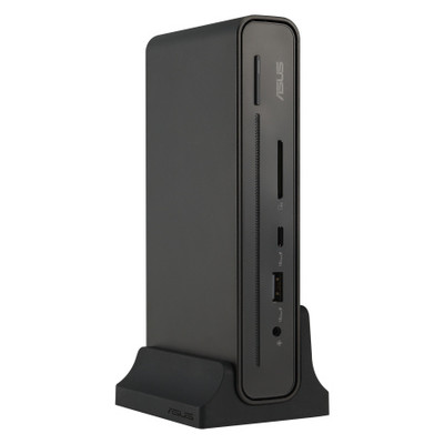 ASUS Triple Display USB-C Dock Duo DC301 Al&aacute;mbrico Negro (Espera 4 dias)