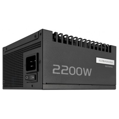 ASUS Pro WS 2200W Platinum unidad de fuente de alimentación 20+4 pin ATX ATX Negro (Espera 4 dias)-SX97 ASUS Pro WS 2200W Platinum unidad de fuente de alimentación 20+4 pin ATX ATX Negro (Espera 4 dias)