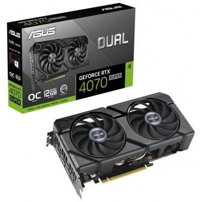 TARJETA GRAFICA ASUS DUAL RTX4070 SUPER OC 12GB EVO