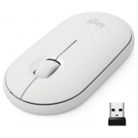 Mouse Logitech Wireless Pebble M350 Color Blanco Crudo