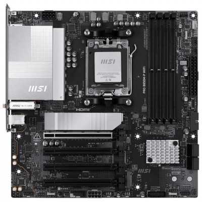 PLACA MSI PRO B850M-P WIFI,AMD,AM5,B850,4DDR5,256GB,1HDMI+1DP,4SATA3+3M.2,5GBLAN+WIFI7+BT5.4,7USB3.2,MATX (Espera 4 dias)-SX27 PLACA MSI PRO B850M-P WIFI,AMD,AM5,B850,4DDR5,256GB,1HDMI+1DP,4SATA3+3M.2,5GBLAN+WIFI7+BT5.4,7USB3.2,MATX (Espera 4 dias)