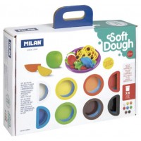 MALETÍN 8 BOTES PASTA BLANDA SOFT DOUGH DE 59GR + HERRAMIENTAS "HORA DE COCINA" MILAN 913308CT (Espera 4 dias)