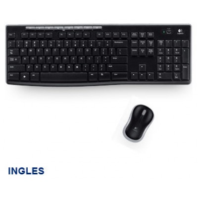 Teclado Logitech Mk270 Ingles Internacional