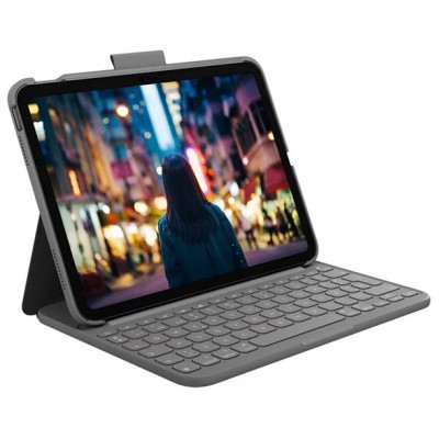 LOGITECH Funda con Teclado BLUETOOTH para Ipad 7, 8, 9 GENERACION