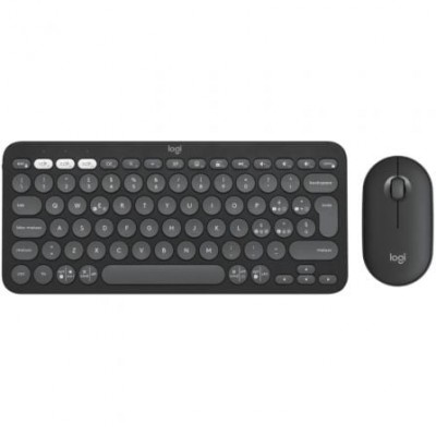 TECLADO LOGITECH SET PEBBLE 2 COMB BK