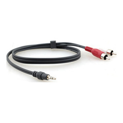 Kramer Electronics 3.5mm - 2 RCA, 1.8m cable de audio 1,8 m 3,5mm Negro, Rojo, Blanco (Espera 4 dias)