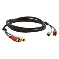 Kramer Electronics 2xRCA, M/M, 1.8m cable de audio 1,8 m RCA Negro (Espera 4 dias)