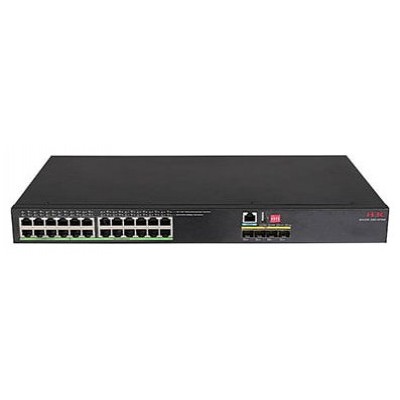 H3C - (9801A2DK) - H3C IE4320-28S-HPWR L2 INDUSTRIAL ETHERNET SWITCH WITH 8*10/100/1000BASE-T POE++ PORTS,16*10/100/1000BASE-T POE+ PORTS AND 4*1G/10GBASE-X SFP PLUS PORTS,WITHOUT POWER SUPPLIES (Espera 4 dias)