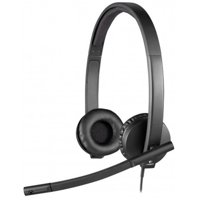 Headset Logitech Stereo H570e Mono Usb P/n:981-000571